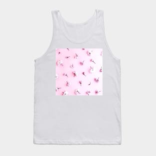 flowers, pink background Tank Top